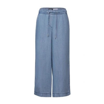 Abbildung von CECIL Damen B379439 Wide Leg Lyocell Hose, Light Blue Wash, M / 26L