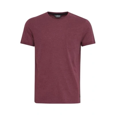 Abbildung von Solid Sdbob Tshirt basic, Herren, Größe: Medium, Wine red m