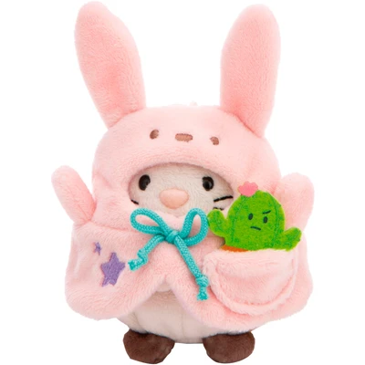 Abbildung von Nici Kuscheltier Mymochi Katze Angy - Kaktus und Hasenkostüm - Geschenkbox