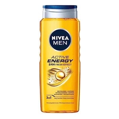 Abbildung von NIVEA MEN Active Energy 3in1 Energetisierendes Duschgel für Herren mit Koffein 500ml