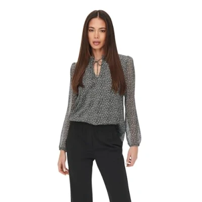 Abbildung von ONLY Damen Onlditsy L/S Blouse Wvn Noos Bluse, Black 1, XS EU