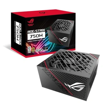 Abbildung von ASUS ROG Strix 750W Gold Gaming Netzteil 16 poliges PCIe Kabel (750 Watt, 80+ Zertifizierung, Axial Tech Lüfter, ATX 3.0 Kompatibel, 5.0 kompatibel)