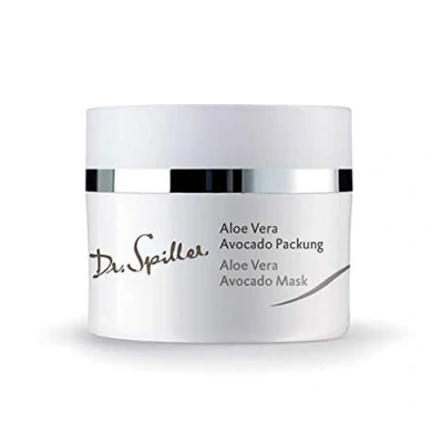 Abbildung von Dr. Spiller Aloe Vera Avocado Packung Schenkt der Haut neue Frische und Geschmeidigkeit Für empfindliche. gestresste. gerötete irritierte trockene Hautareale werden ausgeglichen