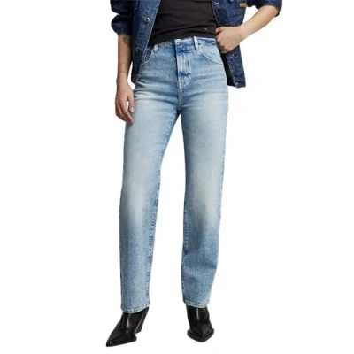 Abbildung von G Star Viktoria Jeans Straight Leg, Damen, Größe: 28x30, Vintage olympic blue