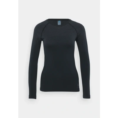 Abbildung von Odlo BL Top Crew Neck Performance Light Eco Longsleeve Damen Schwarz, Größe L