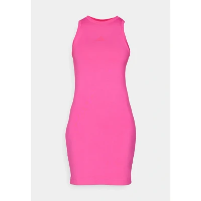 Abbildung von adidas Sportswear Future Icons Small LOGO Jerseykleid, Damen, Größe: Large, Semi lucid fuchsia