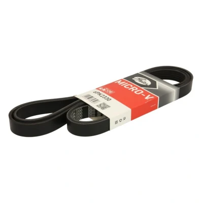 Abbildung von GATES Micro V 6PK2330 Keilrippenriemen 2330 6 Polyester, EPDM (Ethylen Propylen Dien Kautschuk) AUDI: A4 B8 Avant, A6 C7 A5 Sportback