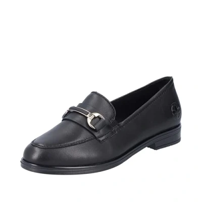 Abbildung von Rieker Damen 46262 Slipper, Schwarz, 42 EU