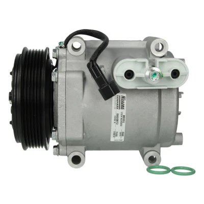 Abbildung von NISSENS 89551 Kompressor SC90V 12 PAG 56, 46 R 134a FORD: FIESTA 6, 6 Van, MAZDA: 2 Hatchback