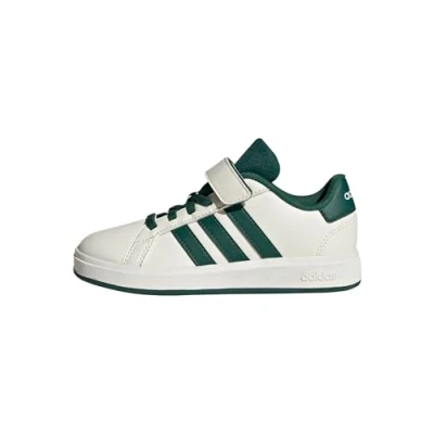 Abbildung von adidas Unisex Kinder Grand Court 2.0 Shoes Children Schuhe, Off White/Collegiate Green/Core Black