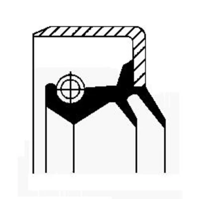 Abbildung von Wellendichtring, Differential CORTECO 01029737B