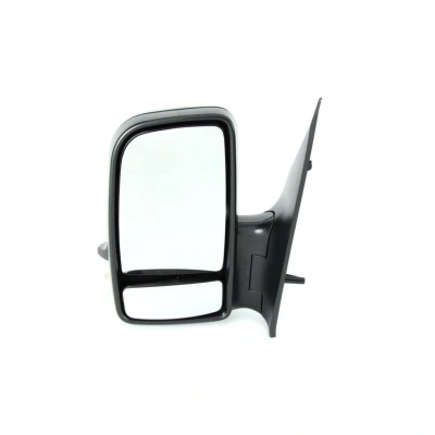 Abbildung von Außenspiegel Tyc 321 0106 links schwarz konvex, beheizbar, kurzer Spiegelarm, für elektr.Spiegelverstellung MERCEDES BENZ: Sprinter 3.5 T Van