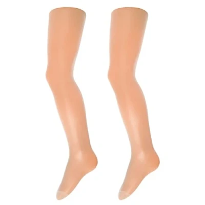 Abbildung von Ewers 2 PACK Strumpfhose für Kinder, Größe: 98 104, Perle