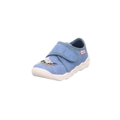 Abbildung von Superfit Jungen Bubble Hausschuhe, Hellblau 8400, 23 EU Weit