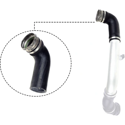Abbildung von GATES 09 0736 Ladeluftschlauch Gummi BMW: 5 Touring, Saloon