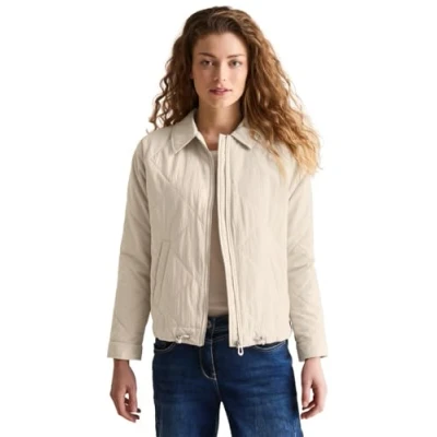 Abbildung von Cecil Steppmuster Übergangsjacke, Damen, Größe: Large, Beige