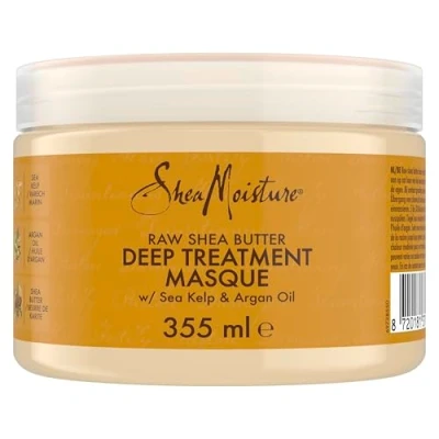 Abbildung von SheaMoisture Deep Treatment Masque für geschädigtes Haar reine Sheabutter 355 ml