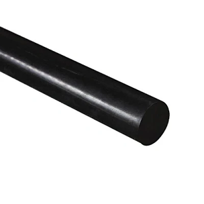 Abbildung von HDPE Rundstab aus hochdichtem Polyethylen, schwarz, 30 mm Durchmesser x 300 Länge, Grad A PE 500