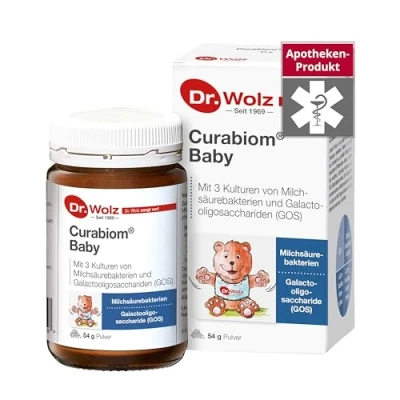 Abbildung von Curabiom Baby von Dr. Wolz, speziell für Babys und Schwangere, mit Milchsäurebakterien GOS, 54 g, 201