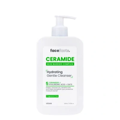 Abbildung von Face Facts Ceramide Feuchtigkeitsreiniger, trockene und empfindliche Haut, 200 ml