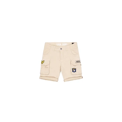 Abbildung von Alpha Industries CREW Patch Shorts, Herren, Größe: 38, Vintage white
