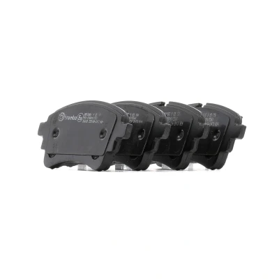 Abbildung von BREMBO P 85 186 Bremsbelagsatz für Verschleißwarnanzeiger vorbereitet mit Anti Quietsch Blech, Bremssattelschrauben Zubehör AUDI: A4 B9 Avant