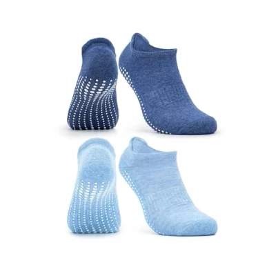 Abbildung von Occulto Damen &amp; Herren Yoga Socken 2 4er Pack (Modell: Mady) Paare Navy Blau 35 38