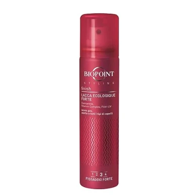 Abbildung von Biopoint Styling Finish Eco Lack ohne Gas, starke Fixierung 3, mit UV Sonnenfilter, Reiseformat 75 ml