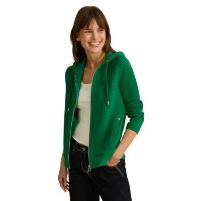 Abbildung von CECIL Damen B322939 Kapuzenjacke, Garden Green, L
