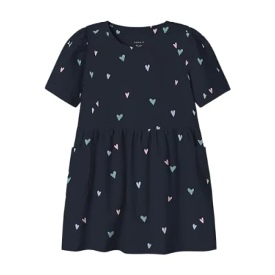 Abbildung von Name it Nmffenja Jerseykleid für Kinder, Größe: 98, Dark sapphire