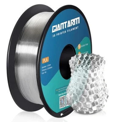 Abbildung von PLA Filament 1.75mm,GIANTARM 3D Drucker Transparent 1kg Spool