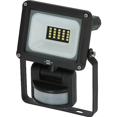 Abbildung von Brennenstuhl LED Strahler JARO 1060 P (LED Wandstrahler für außen IP65, 10W, 1150lm, 6500K, mit Bewegungsmelder und Dämmerungssensor)