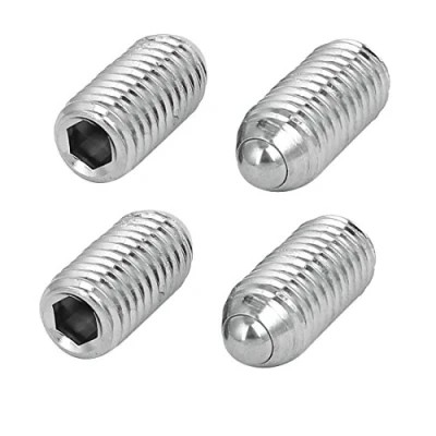 Abbildung von sourcing map 4stk M10x20mm 304Edelstahl Sechskant Madenschraube Set Schraube Feder Kugel de