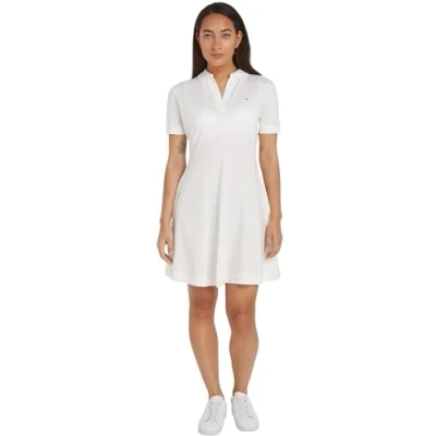 Abbildung von Tommy Hilfiger Freizeitkleid, Damen, Größe: Large, Ecru