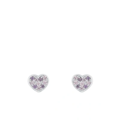 Abbildung von Prinzessin Lillifee 925 Sterling Silber Mädchen Kinder Schmuck, mit Zirkonia synth., Lila, Herz, Kommt in Schmuck Geschenk Box
