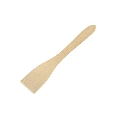 Abbildung von Fackelmann 86511 Holzspatel Küchenspatel gebogener Spatel Küchenhelfer Holz 30cm, braun