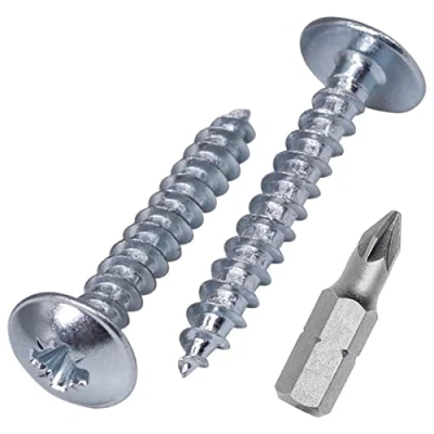 Abbildung von (100 Stück) Verzinkter Stahl 3,0 x 20 mm Holzschrauben Metallschrauben Modifizierter Traversenkopf selbstschneidend (100, mm)