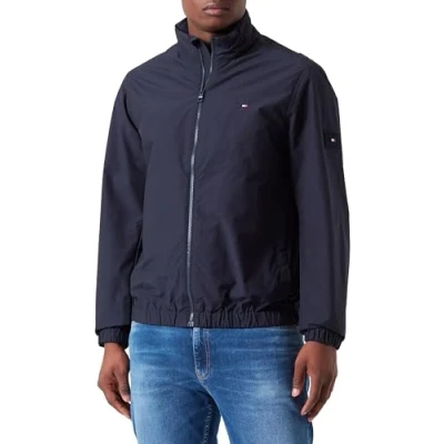 Abbildung von Tommy Hilfiger Herren Blouson Übergangsjacke, Blau (Desert Sky), M