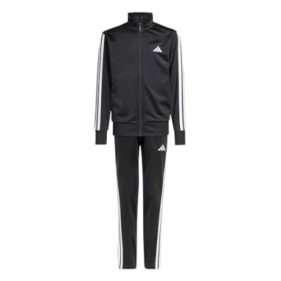Abbildung von adidas Performance Essentials Tracksuit Junior Unisex SET Trainingsanzug für Kinder, Größe: 176, Black/white