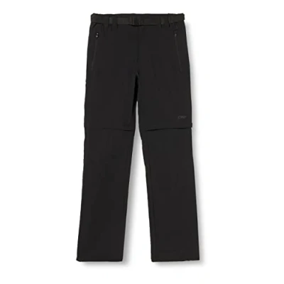 Abbildung von CMP Herren Stretch Zip Off Hose mit bequemer Passform, Anthrazit, C27