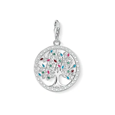 Abbildung von Thomas Sabo Damen Charm Anhänger Tree of Love bunt 925 Sterling Silber 1667 473 7