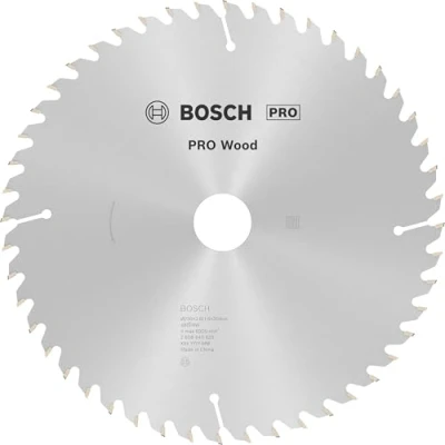 Abbildung von Bosch 1x PRO Wood Kreissägeblatt für Akku Handkreissägen (für Weichholz, Hartholz, Ø mm, Professional Zubehör Handkreissäge)