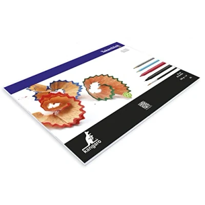 Abbildung von Zeichenblock Kangaro A3 200 gram 20 Blatt weiss