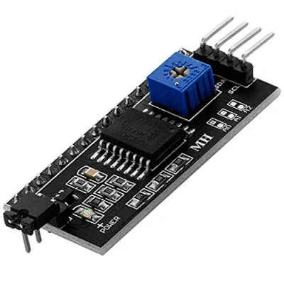 Abbildung von AZDelivery I2C Serial Adapter Board Modul Schnittstelle für LCD Display 1602 und 2004 kompatibel mit Arduino inklusive E Book!