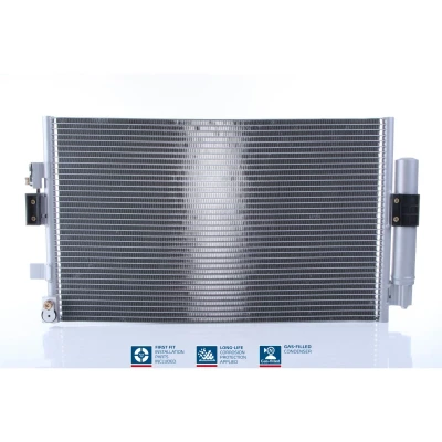 Abbildung von NISSENS 941298 Klimakondensator mit Trockner Aluminium 599 R 134a FORD: Focus 3, 3 Turnier, Mk3 Box Body / Estate