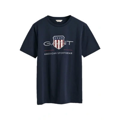 Abbildung von GANT Archive Shield Tshirt print für Kinder, Größe: 146/152, Evening blue