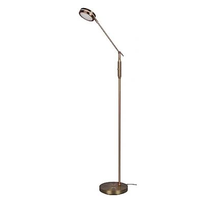 Abbildung von Trio Leuchten LED Stehleuchte Franklin 426510204, Metall Altmessing, inkl. 35 Watt LED, Farbwechsel, Dimmer