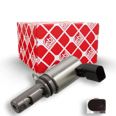 Abbildung von FEBI BILSTEIN 107452 Steuerventil, Nockenwellenverstellung VOLKSWAGEN: Golf 5, Passat B6 Variant, Eos, AUDI: A3 Hatchback