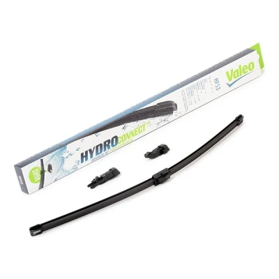 Abbildung von Scheibenwischer Valeo Hydroconnect 578507 530mm vorne Rahmenlos Hakenbefestigung, Top Lock VOLKSWAGEN: Golf 4, Polo IV Hatchback, Passat B5 GP Estate