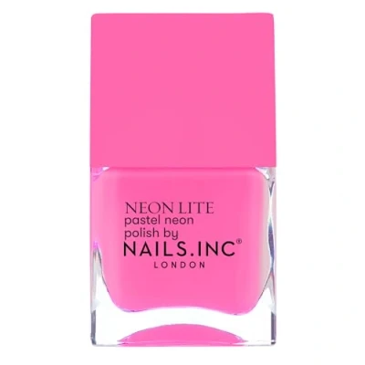 Abbildung von Nails Inc ELECTRIC PARADE Neon Nagellack Pastell Pink Langanhaltende Formel &amp; Glänzendes Finish Tierversuchsfrei Einfach Anzuwenden Perfekte Maniküre, trendige Nail Art